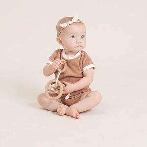 Quincy Mae Retro Romper, size 0-3 months